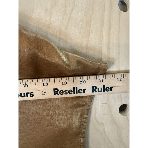 Sam & Lavi ANTHROPOLOGIE Gold Sleeveless Cocktail Dress Size Medium $198 - Picture 7 of 14